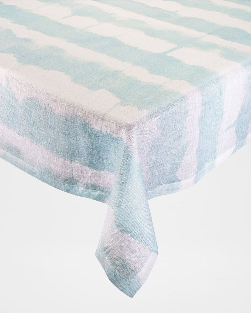 Watercolor Stripe Tablecloth, 54" x 126"